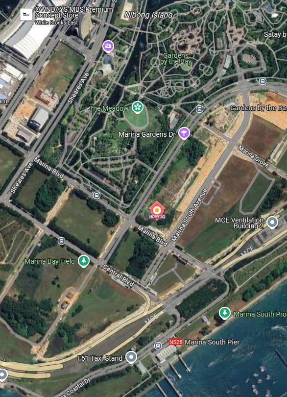 One Marina Gardens Location Map